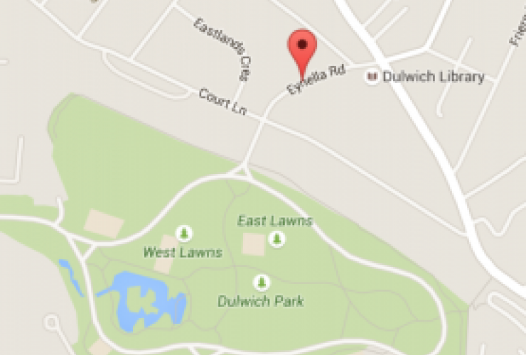 dulwich park map