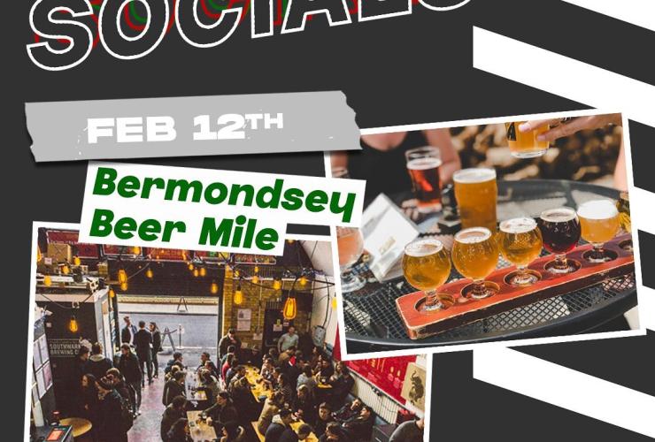 Bermondsey Beer Mile graphic