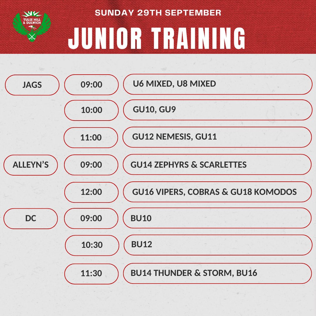 Jnr TRAINING 