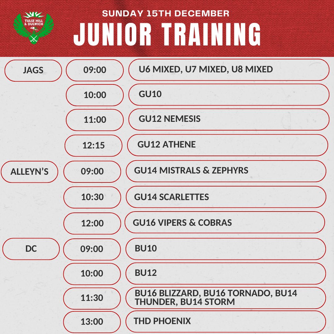 Jnr TRAINING 